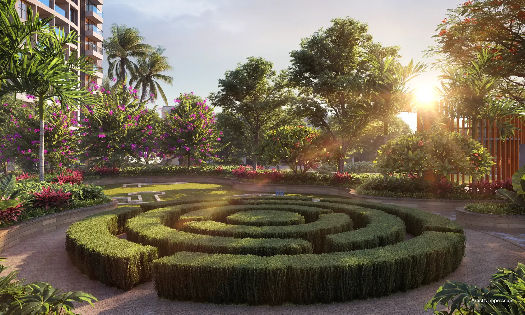 Maze garden